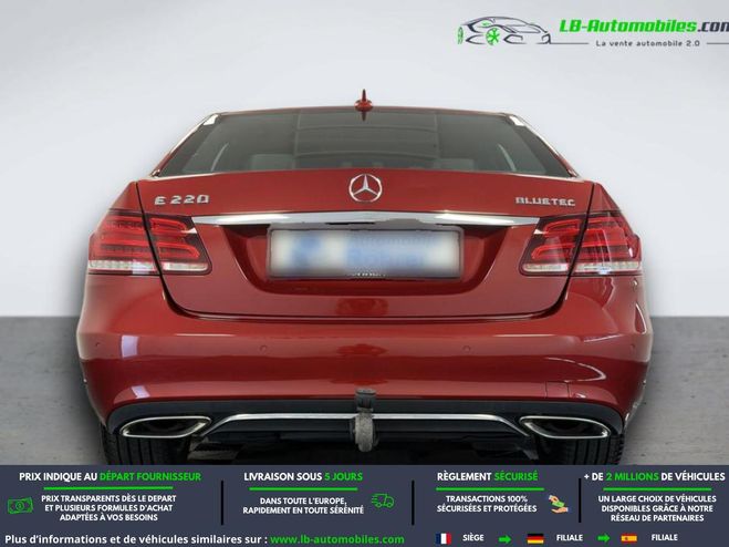 Mercedes Classe E 220 CDI BVA Rouge M�tallique de 2013