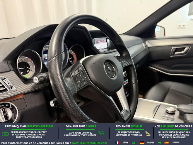 Mercedes Classe E 220 CDI BVA Rouge M�tallique de 2013