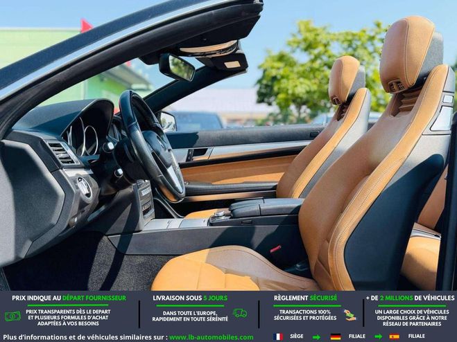 Mercedes Classe E 220 CDI BVA Noir M�tallique de 2016