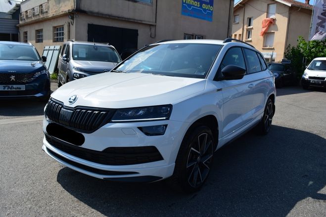 Skoda Karoq 2.0 TSI ACT 190CH SPORTLINE 4X4 DSG EURO BLANC de 2019