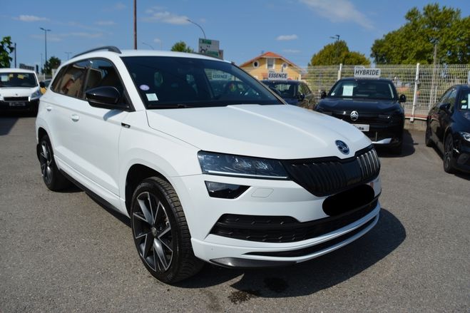 Skoda Karoq 2.0 TSI ACT 190CH SPORTLINE 4X4 DSG EURO BLANC de 2019