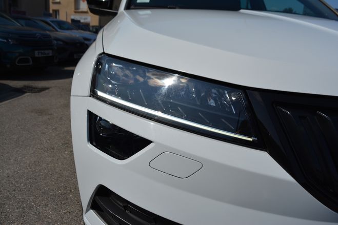 Skoda Karoq 2.0 TSI ACT 190CH SPORTLINE 4X4 DSG EURO BLANC de 2019