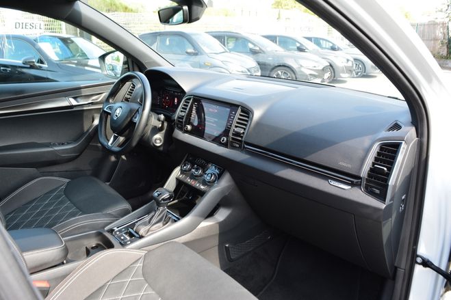Skoda Karoq 2.0 TSI ACT 190CH SPORTLINE 4X4 DSG EURO BLANC de 2019