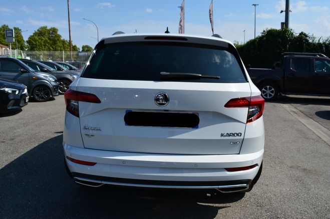 Skoda Karoq 2.0 TSI ACT 190CH SPORTLINE 4X4 DSG EURO BLANC de 2019