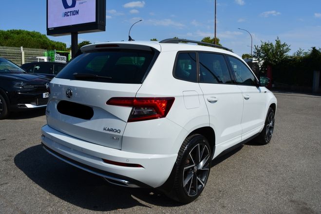 Skoda Karoq 2.0 TSI ACT 190CH SPORTLINE 4X4 DSG EURO BLANC de 2019
