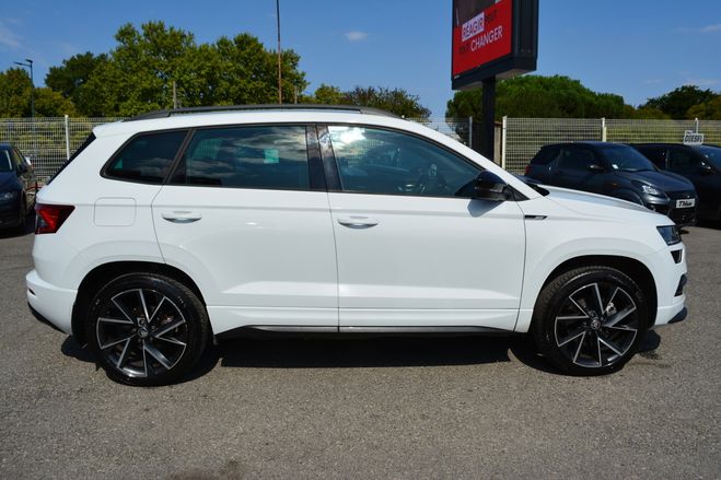 Skoda Karoq 2.0 TSI ACT 190CH SPORTLINE 4X4 DSG EURO BLANC de 2019