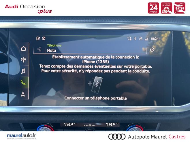Audi Q3 Q3 45 TFSIe 245 ch S tronic 6 S line 5p Black de 2023