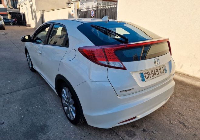 Honda Civic 1.6 i-dtec 120ch executive garantie 12-m Blanc de 2013