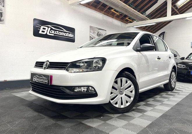 Volkswagen Polo 1.0i 60ch Trendline GPS Bluetooth Regula Blanc de 2016