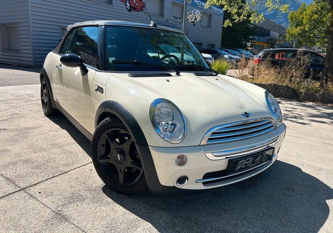 Mini One 1.6 115ch cooper cabriolet boite auto su Blanc de 2006
