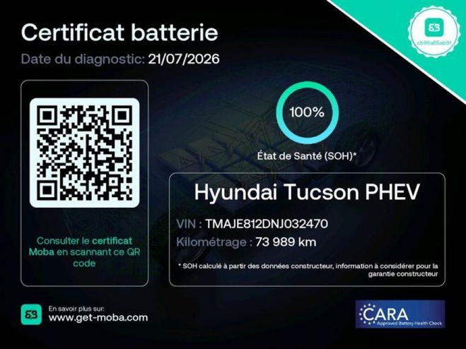 Hyundai Tucson 1.6 T-GDI 265CH PHEV EXECUTIVE BVA6 HTRA GRIS C de 2021