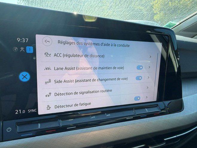 Volkswagen Golf 8 TDI 116 CH DSG LIFE APP CONNECT BLANC de 