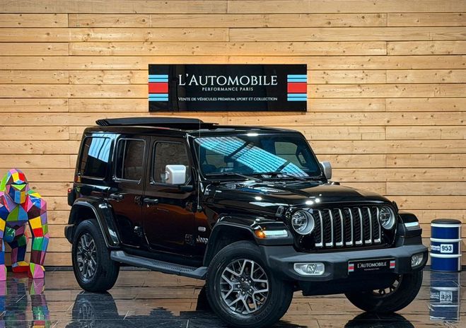 Jeep Wrangler iv (2) unlimited 4xe 2.0 l t 380 phev 4x Noir de 2023