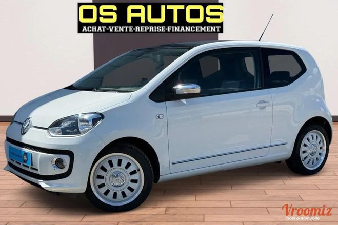 Volkswagen Up 1.0 75ch (4 cv)- BVM5 - 3 Portes -- Whit Blanc de 2012