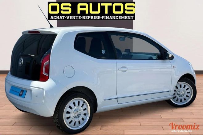 Volkswagen Up 1.0 75ch (4 cv)- BVM5 - 3 Portes -- Whit Blanc de 2012