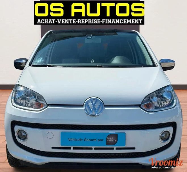 Volkswagen Up 1.0 75ch (4 cv)- BVM5 - 3 Portes -- Whit Blanc de 2012
