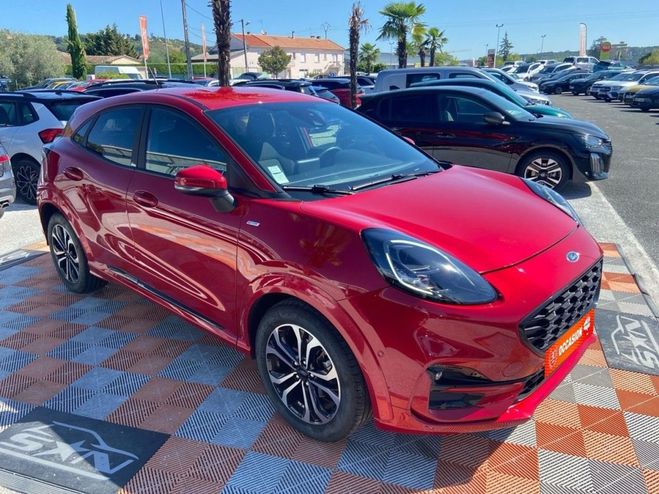 Ford Puma 1.0 Hybrid 125 BVA ST LINE Cam�ra Pack C Rouge Fonc� de 2022