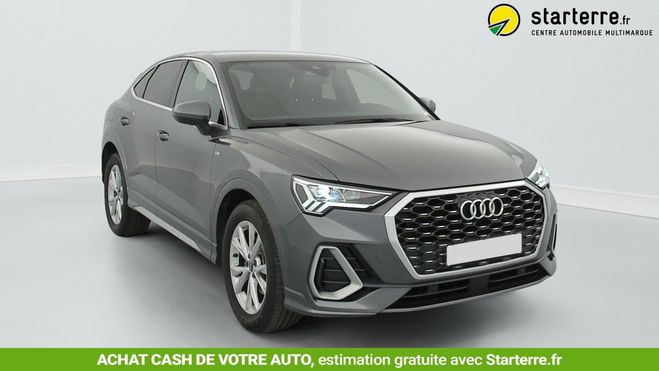 Audi Q3 Sportback 35 TDI 150 ch S tronic 7 S lin Gris de 2021