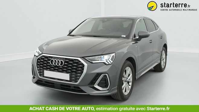 Audi Q3 Sportback 35 TDI 150 ch S tronic 7 S lin Gris de 2021