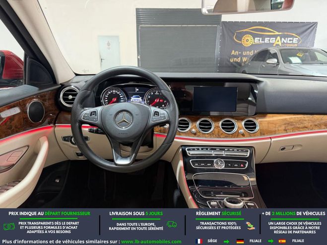 Mercedes Classe E 200 BVA Rouge M�tallique de 2017
