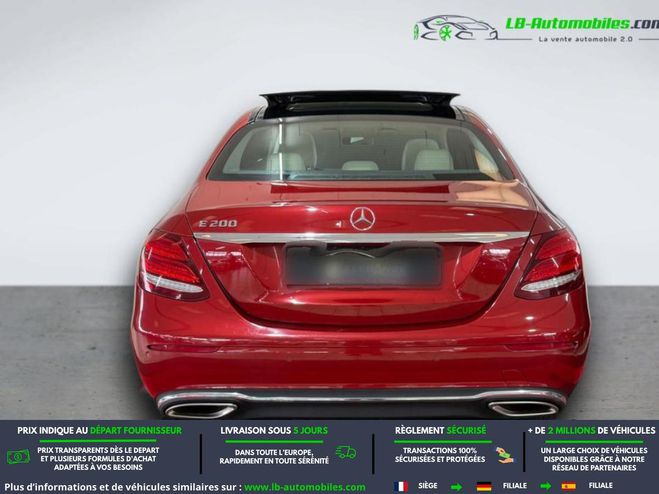 Mercedes Classe E 200 BVA Rouge M�tallique de 2017