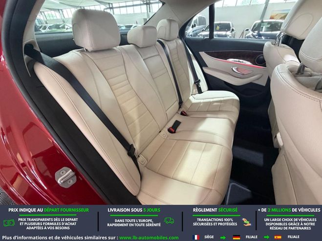 Mercedes Classe E 200 BVA Rouge M�tallique de 2017