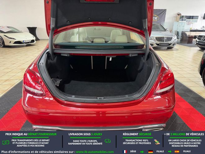Mercedes Classe E 200 BVA Rouge M�tallique de 2017