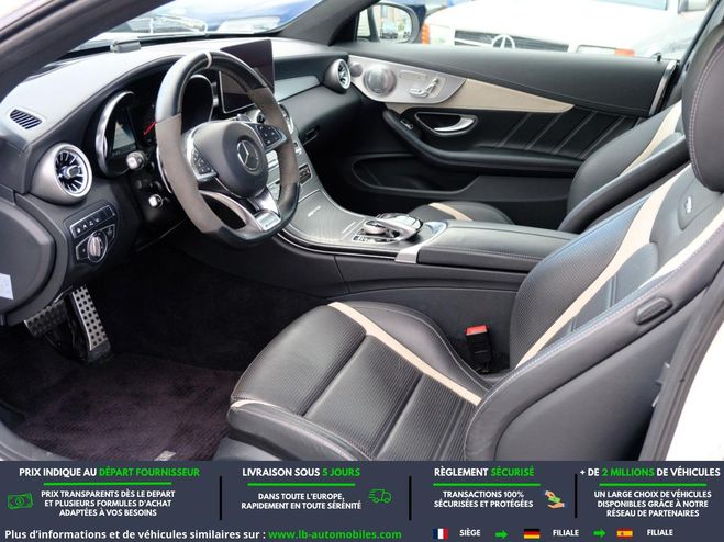 Mercedes Classe C 63 AMG BVA Blanc M�tallique de 2017
