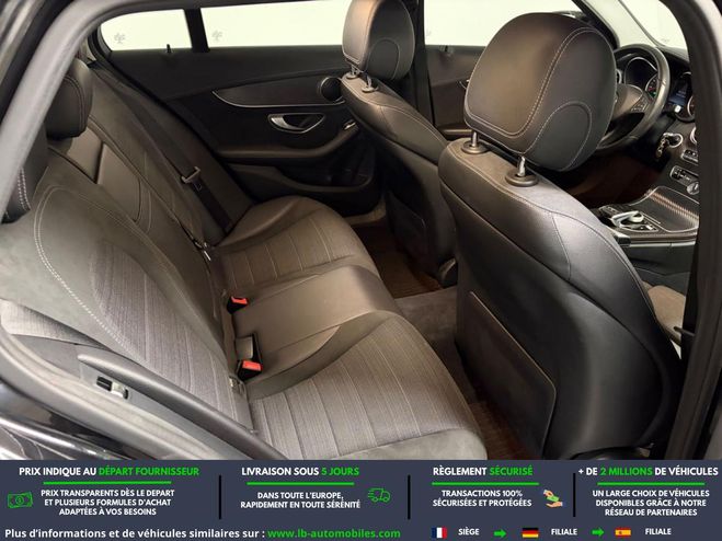 Mercedes Classe C 220 CDI BVA Noir M�tallique de 2015