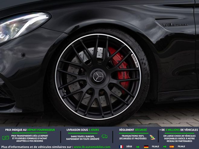 Mercedes Classe C 63 AMG BVA Noir M�tallique de 2017