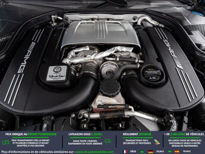 Mercedes Classe C 63 AMG BVA Bleu M�tallique de 2017