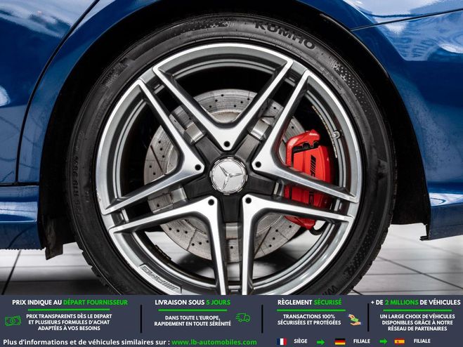 Mercedes Classe C 63 AMG BVA Bleu M�tallique de 2017
