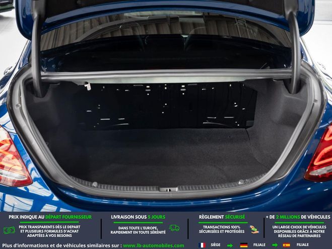 Mercedes Classe C 63 AMG BVA Bleu M�tallique de 2017