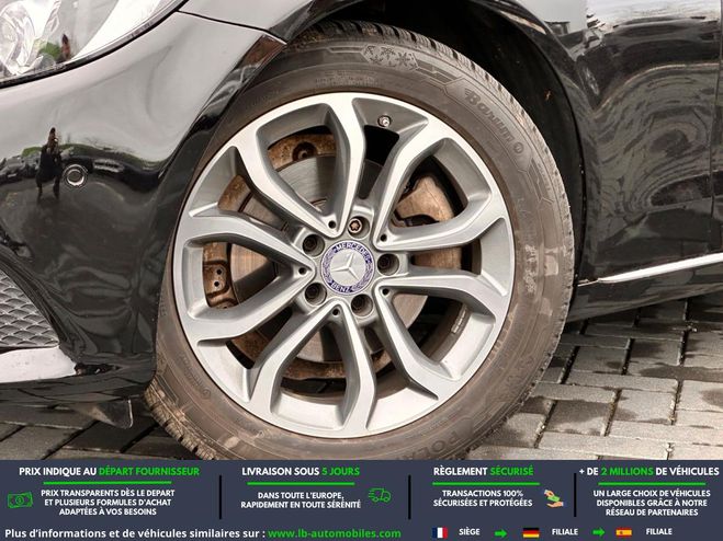 Mercedes Classe C 180 BVA Noir M�tallique de 2015