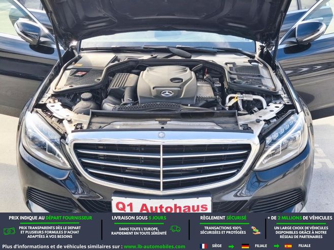 Mercedes Classe C 180 BVA Noir M�tallique de 2015
