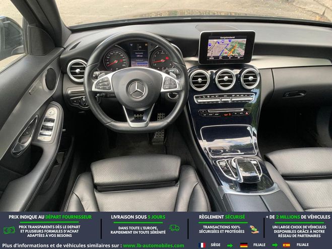 Mercedes Classe C 180 BVA Noir M�tallique de 2016