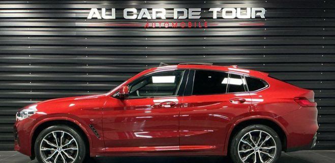 BMW X4 xDRIVE 20 DA 190 CH M SPORT Rouge de 2020