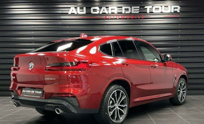 BMW X4 xDRIVE 20 DA 190 CH M SPORT Rouge de 2020