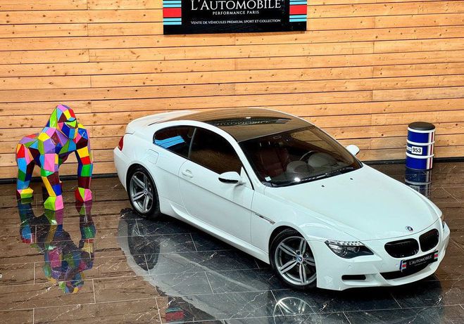 BMW M6 E63 V10 5.0 507cv SMG Eisenmann Entretie Blanc de 2008
