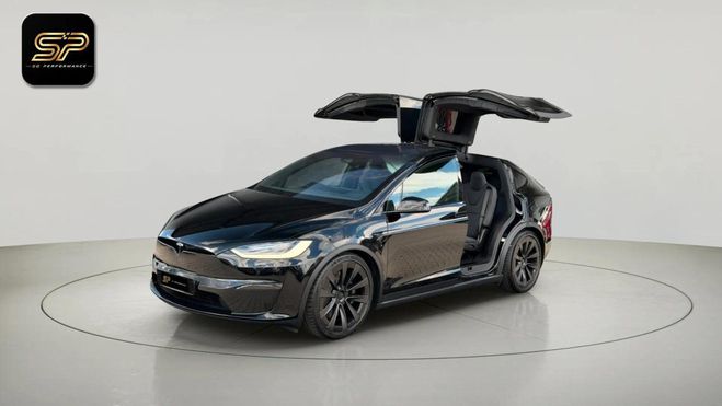 Tesla Model X Palladium Dual Motor 670 ch * 7 Places * Noir de 2023