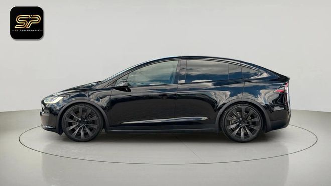 Tesla Model X Palladium Dual Motor 670 ch * 7 Places * Noir de 2023
