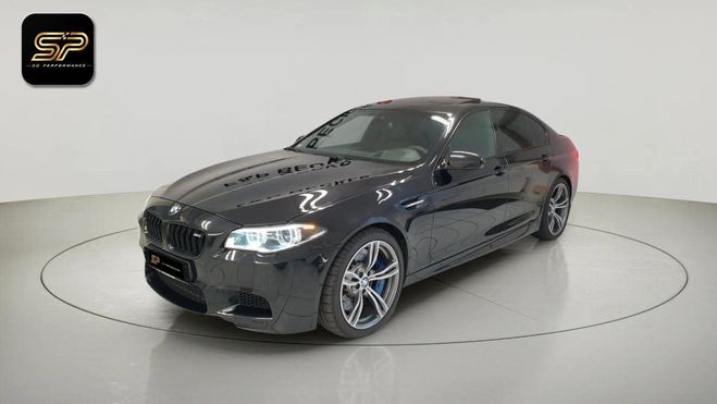BMW M5 F10 4.4 V8 560 ch * HUD * Harman Kardon  Noir de 2016
