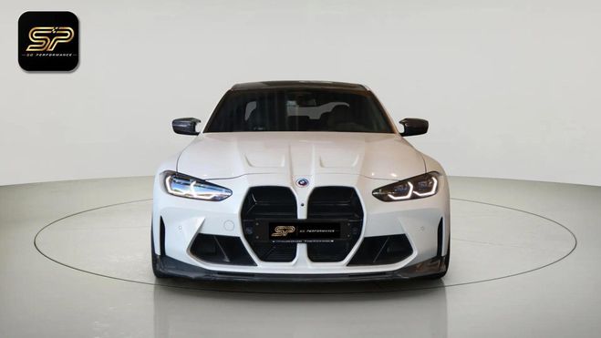 BMW M3 F80 * 431 ch * DKG * Blanc Givr� Mat * C Blanc de 2022