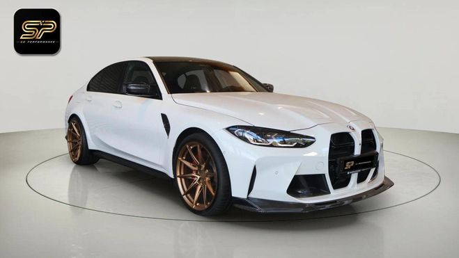 BMW M3 F80 * 431 ch * DKG * Blanc Givr� Mat * C Blanc de 2022