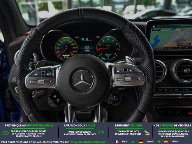 Mercedes GLC 63 S AMG BVA 4Matic+ Bleu M�tallique de 2020