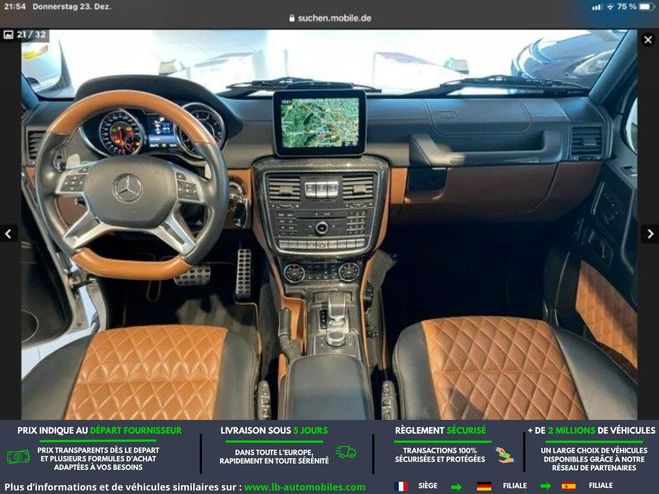 Mercedes Classe G 63 AMG BVA Blanc M�tallique de 2018