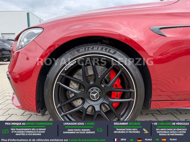 Mercedes Classe E 63 S AMG MCT AMG 4-Matic+ Rouge M�tallique de 2022