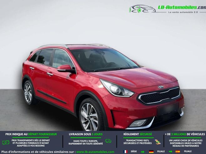 Kia Niro 1.6 GDi Hybride Rechargeable 141 ch BVA Rouge M�tallique de 2017