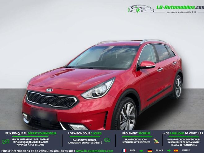 Kia Niro 1.6 GDi Hybride Rechargeable 141 ch BVA Rouge M�tallique de 2017