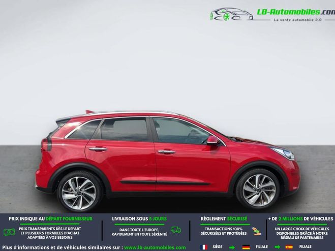 Kia Niro 1.6 GDi Hybride Rechargeable 141 ch BVA Rouge M�tallique de 2017